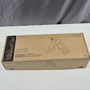 Pampered Chef Kraft Brown Ultimate Mandoline Box